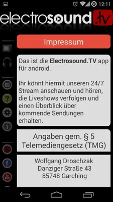 Electrosound.TV android App screenshot 4