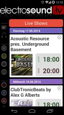 Electrosound.TV android App screenshot 8